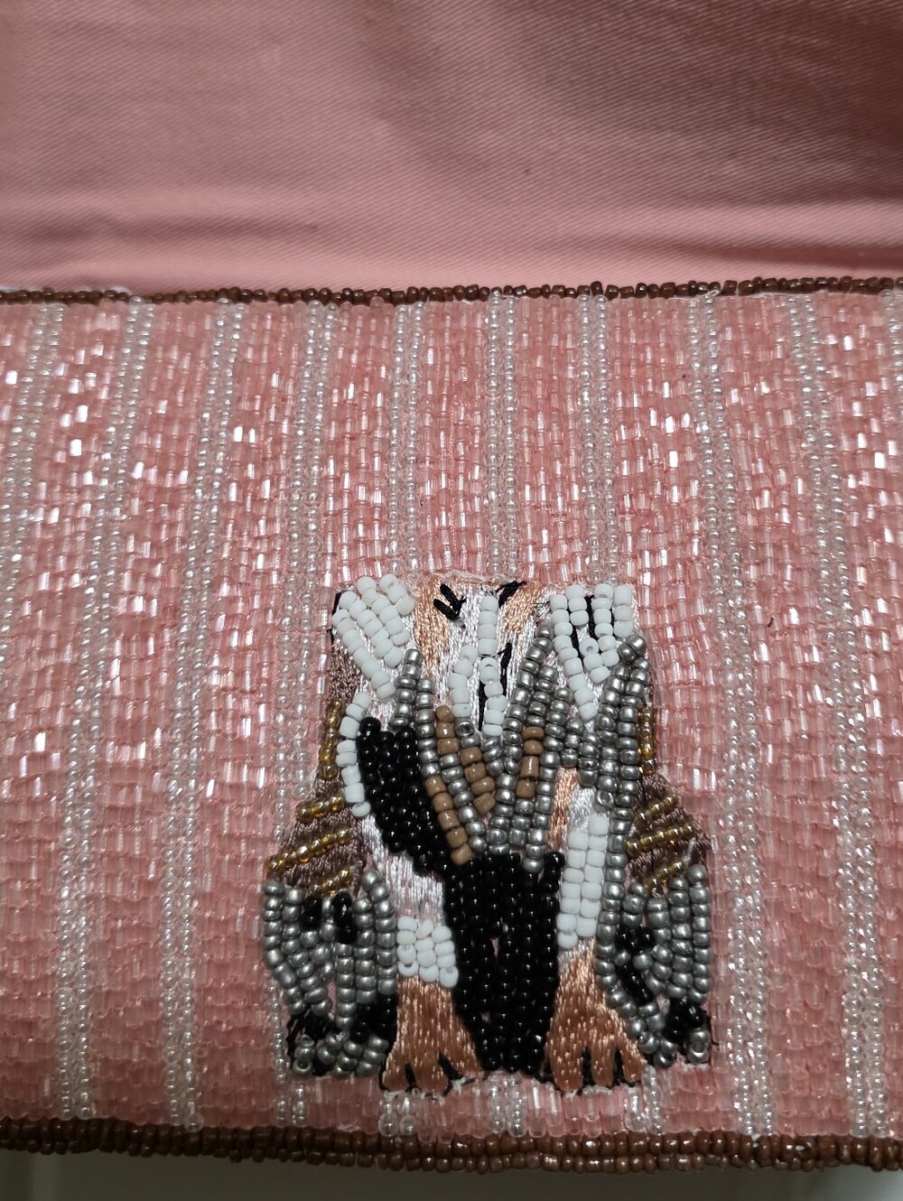 ANTHROPOLOGIE Fiona Beaded Bag Animal Edition Cocker Spaniel Dog - Picture 7 of 13